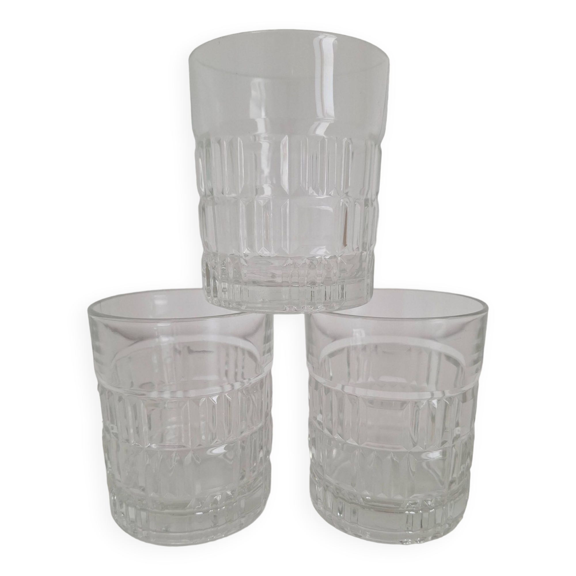 Vintage Préfontaines whiskey glasses