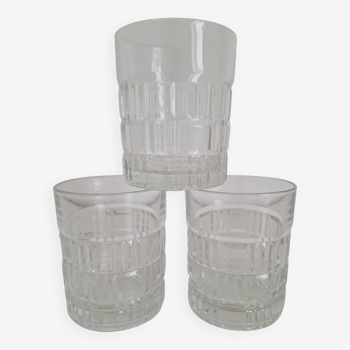 Vintage Préfontaines whiskey glasses