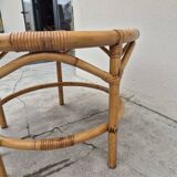 Table basse en rotin, 1960