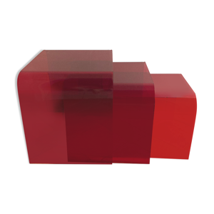 tables gigognes plexiglas