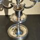 Pair of chandeliers model beads silver metal Christofle