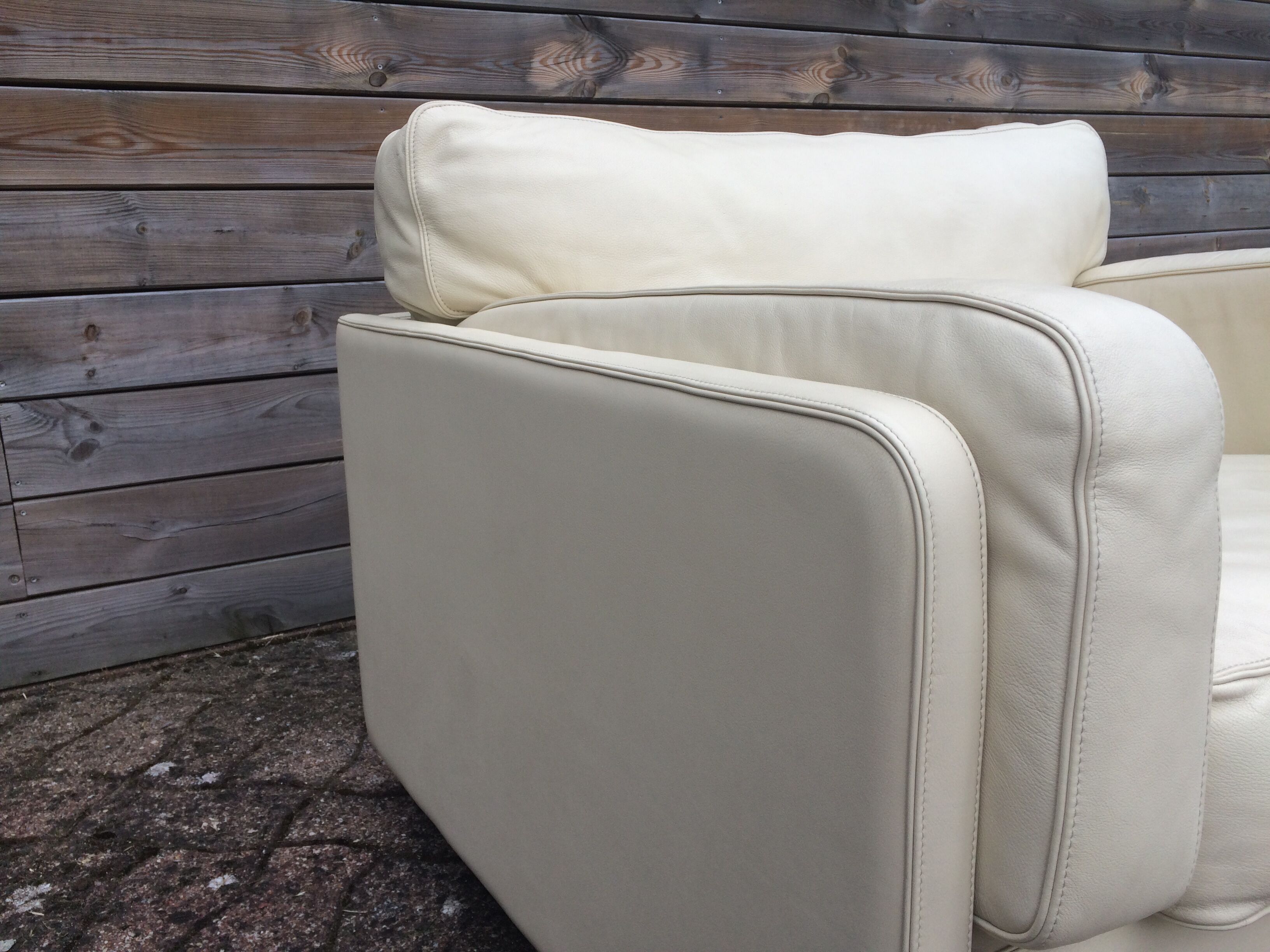 Couch and his Socrates of Poltrona Frau armchair