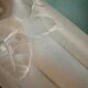Vintage Art Deco curved tulip wall light - Degué