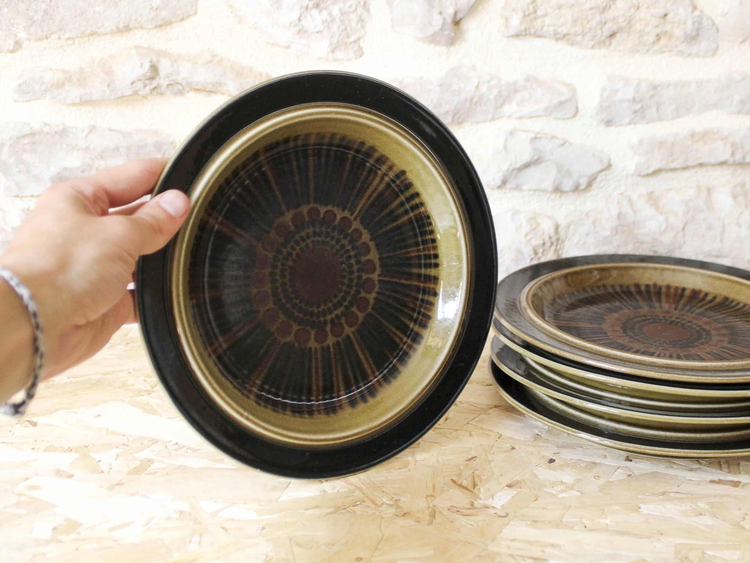 5 plates Kosmos Arabia Finland series