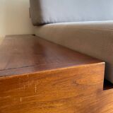 Solid teak sofa / daybed