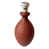 Large terracotta lamp by Lampes d'Albret