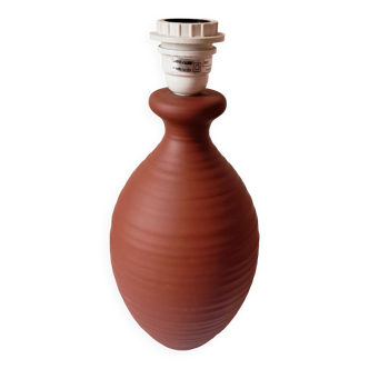 Large terracotta lamp by Lampes d'Albret