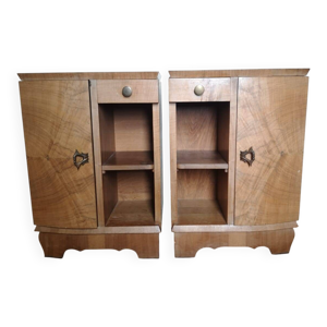 Paire de chevets années - art