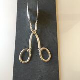 Silver metal mignardises pinch