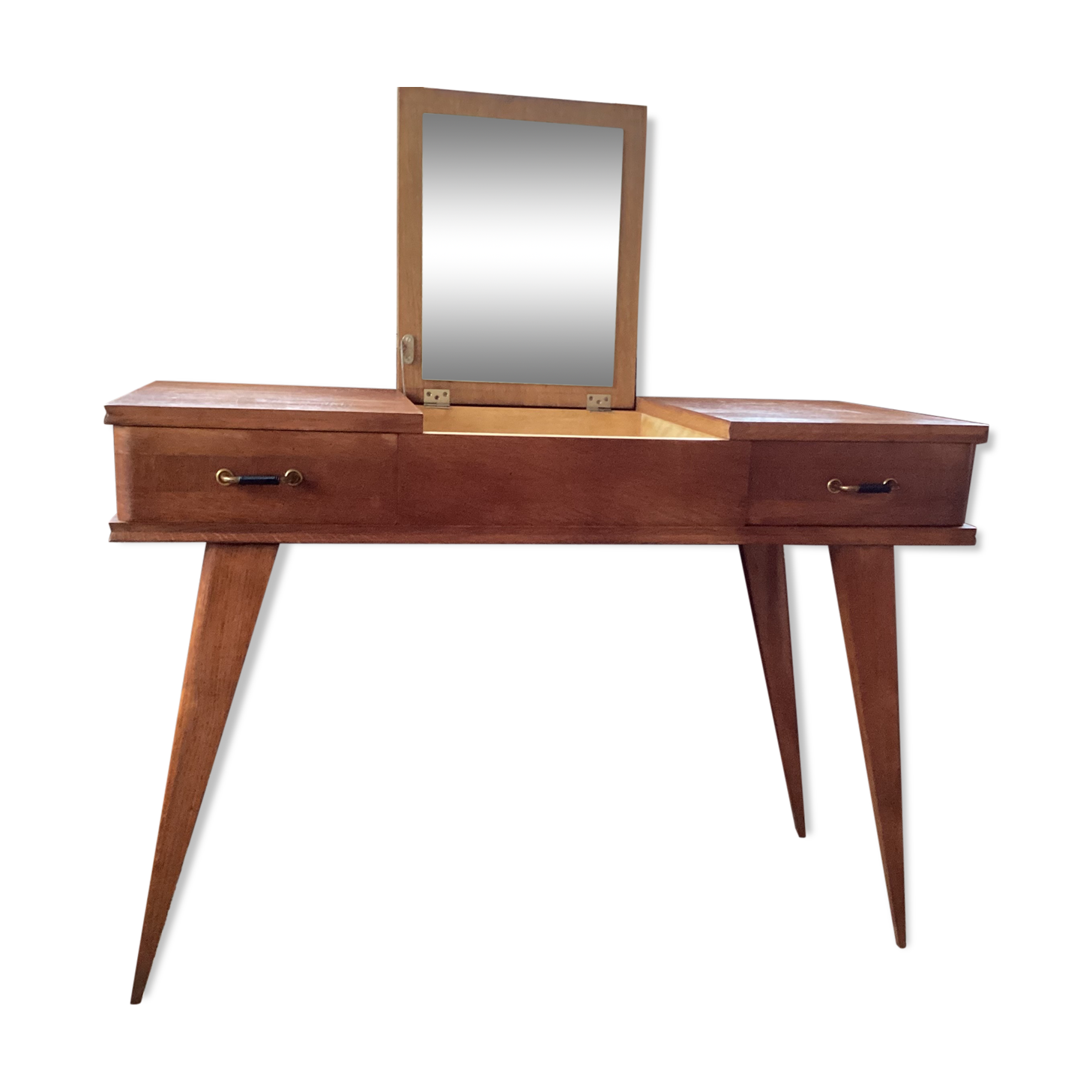 Vintage dressing table compass feet