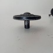 Pair of solid aluminium Victorian-style handles