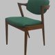 Set of eight restored dining chairs in teak Kai Kristiansen
