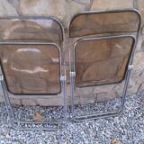 2 chaises pliantes design Giancarlo Piretti pour Castelli