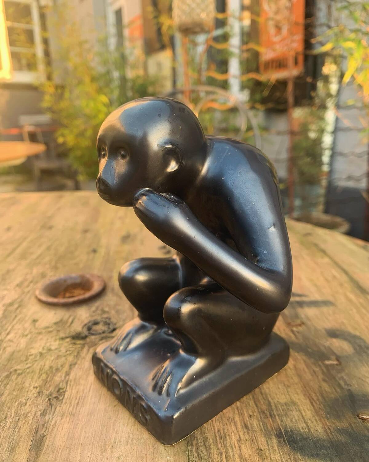 Ceramic monkey
