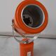 Lampe orange orientable des années 60-70