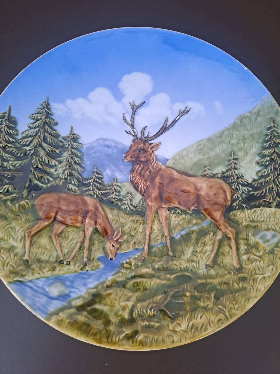 Majolika vintage plates 1960