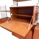Vintage teak wall system by Musterring – modular design