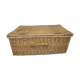 Old wicker trunk