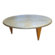 Sir Terence Conran coffee table for Conran shop Paris zinc top 1997