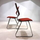 2 chaises Pagwood Flötotto par Elmar Flötotto
