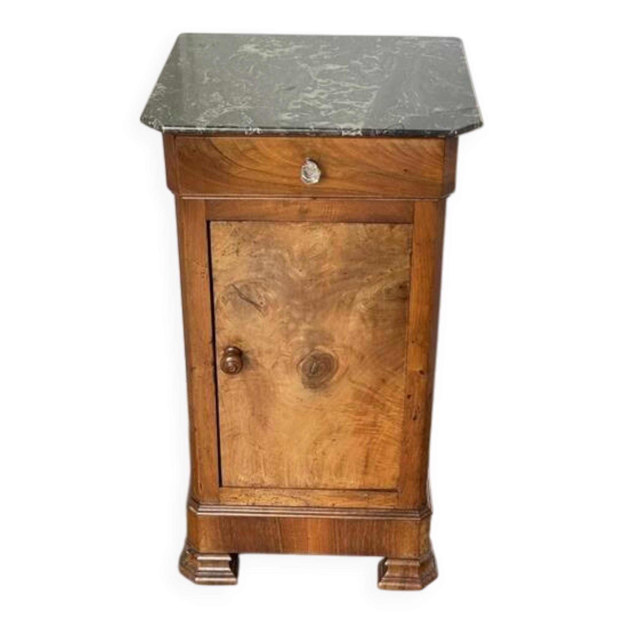 Antique Marble Bedside Table