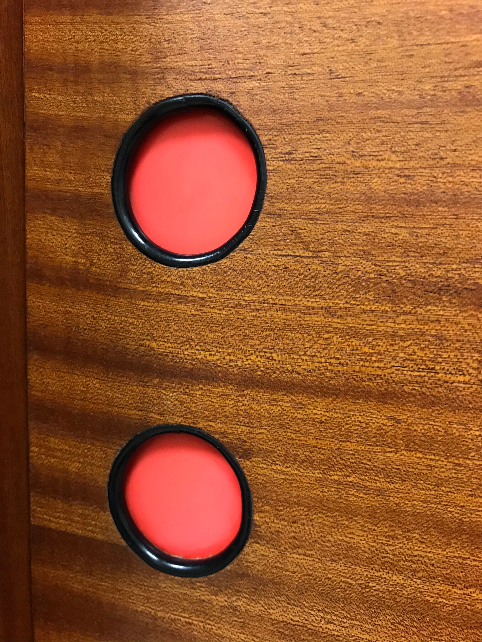 Library, buffet sliding doors, 50's