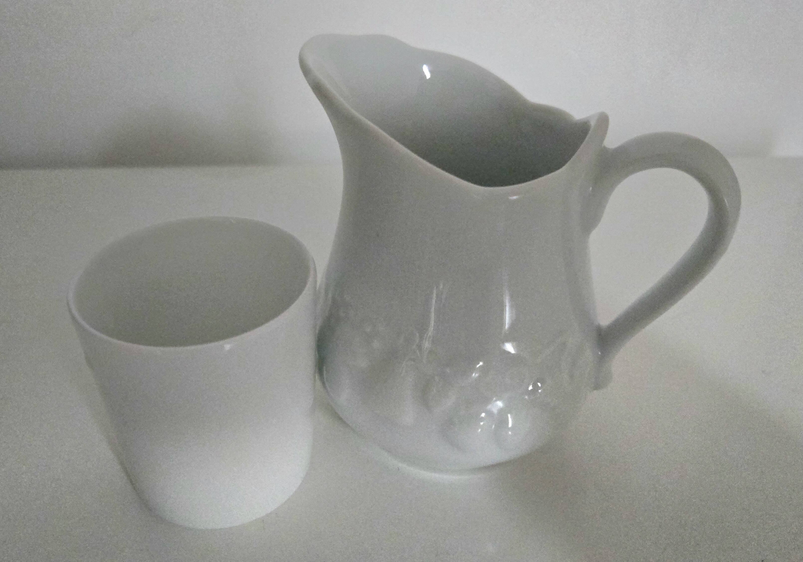 Tasse expresso et Pichet