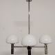 4-light space age chandelier from the 60s/70s