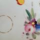 5 vintage coffee saucers