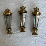 Set of 3 lantern candle holders