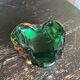 Murano-style colored glass ashtray, circa 1960s. Dimensions: H-6cm- W-14cm-
