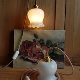 Suspension lam globe vintage
