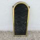 Fireplace screen, spark guard, brass, gilded, 4 panels, 1950.