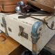 Old wooden suitcase