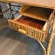 Rattan desk from around 1970.
