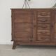 Oak buffet by René Gabriel, Reconstruction period 1950.