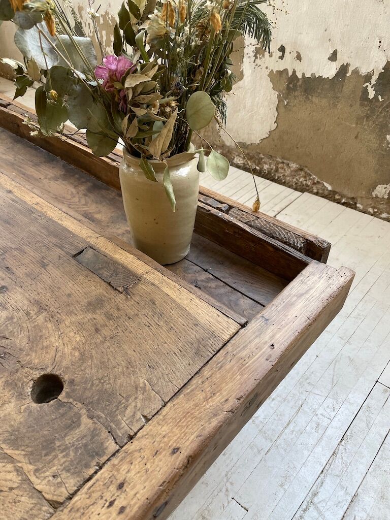 Brutally artisanal oak coffee table