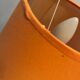 2 lampes de chevet orange, années 70