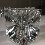 3 “cube” candlesticks circa 1960, design Rudolf Jurnikl