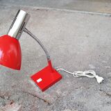 Chrome hinged lamp year 70 Red