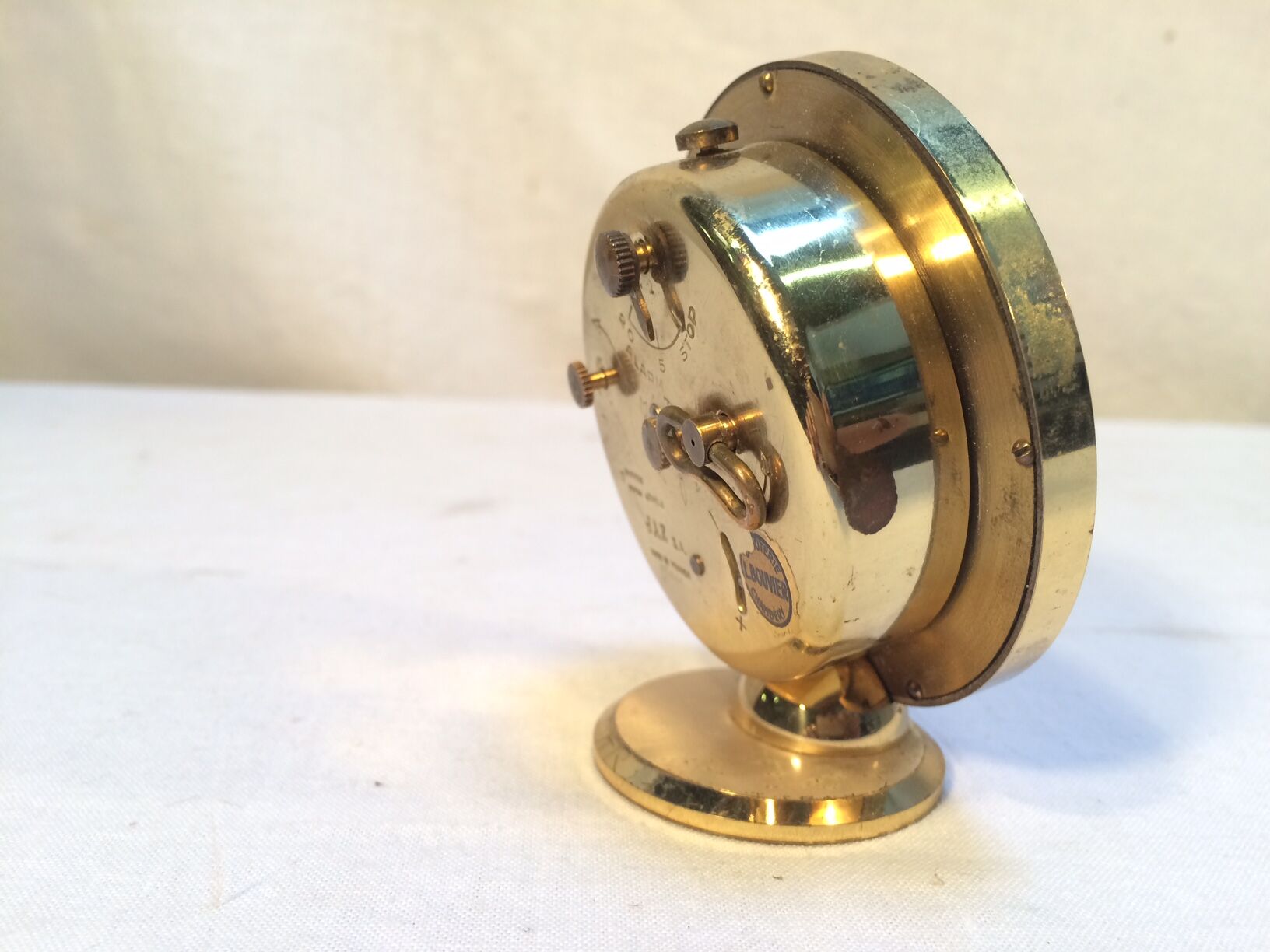 Vintage Jaz Postic alarm clock of 1960