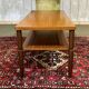 1970s English coffee table in teak and iroko.