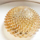 Amber glass ceiling or applique