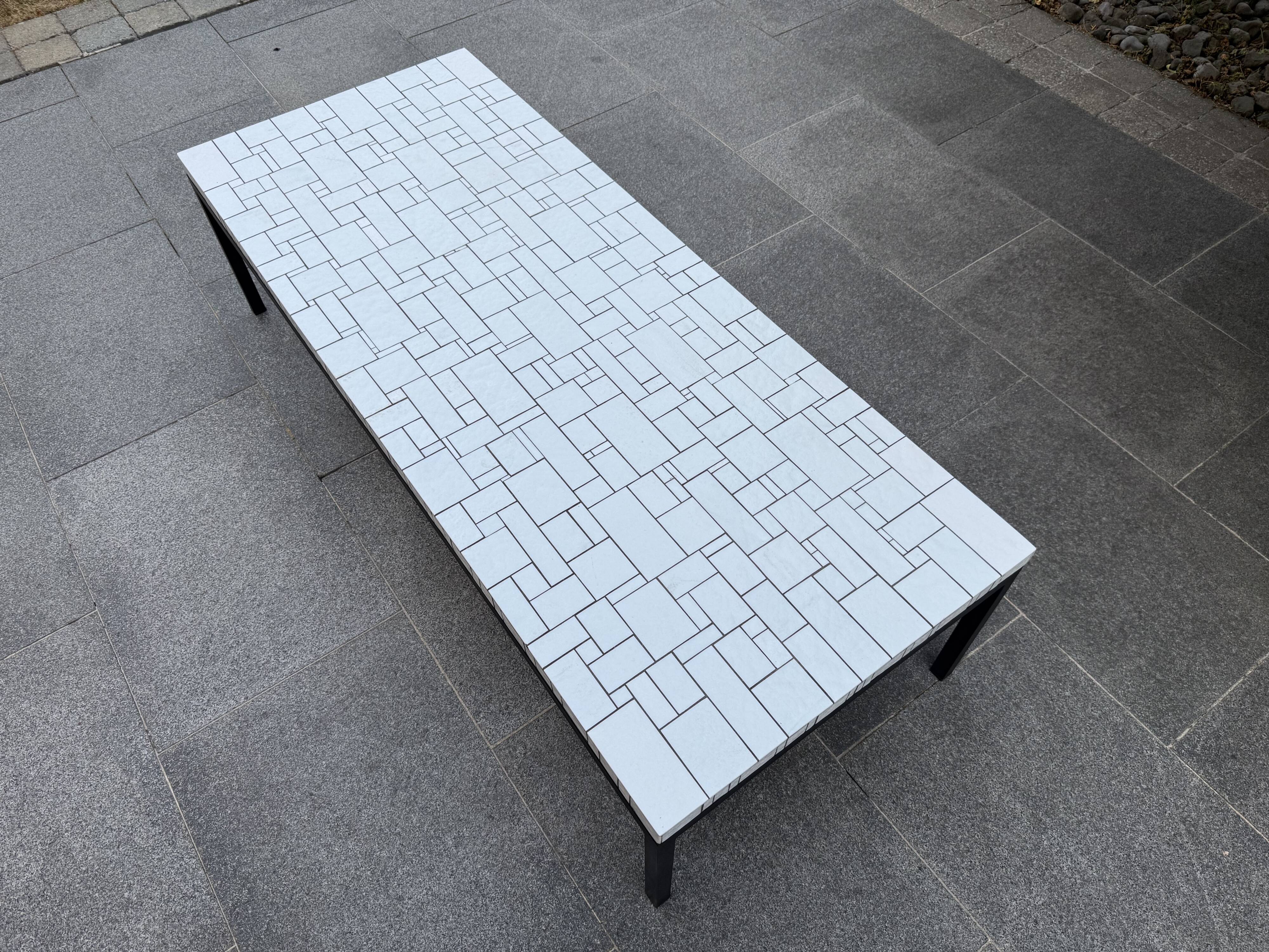 1960s mosaic coffee table