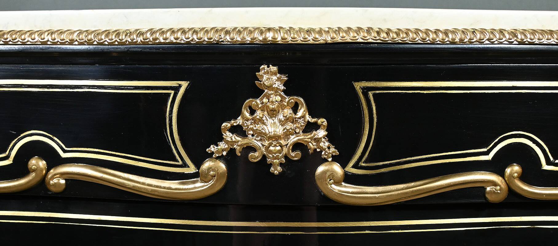 Support Furniture in Blackened Pear Wood, Napoleon III Period – Mid 19th Century