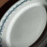 Plat ovale terre de fer