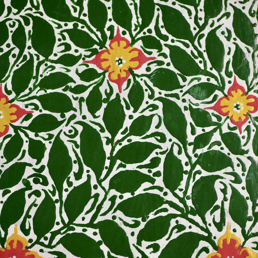 Pair of hand-painted Tunisian bedside tables or shelves