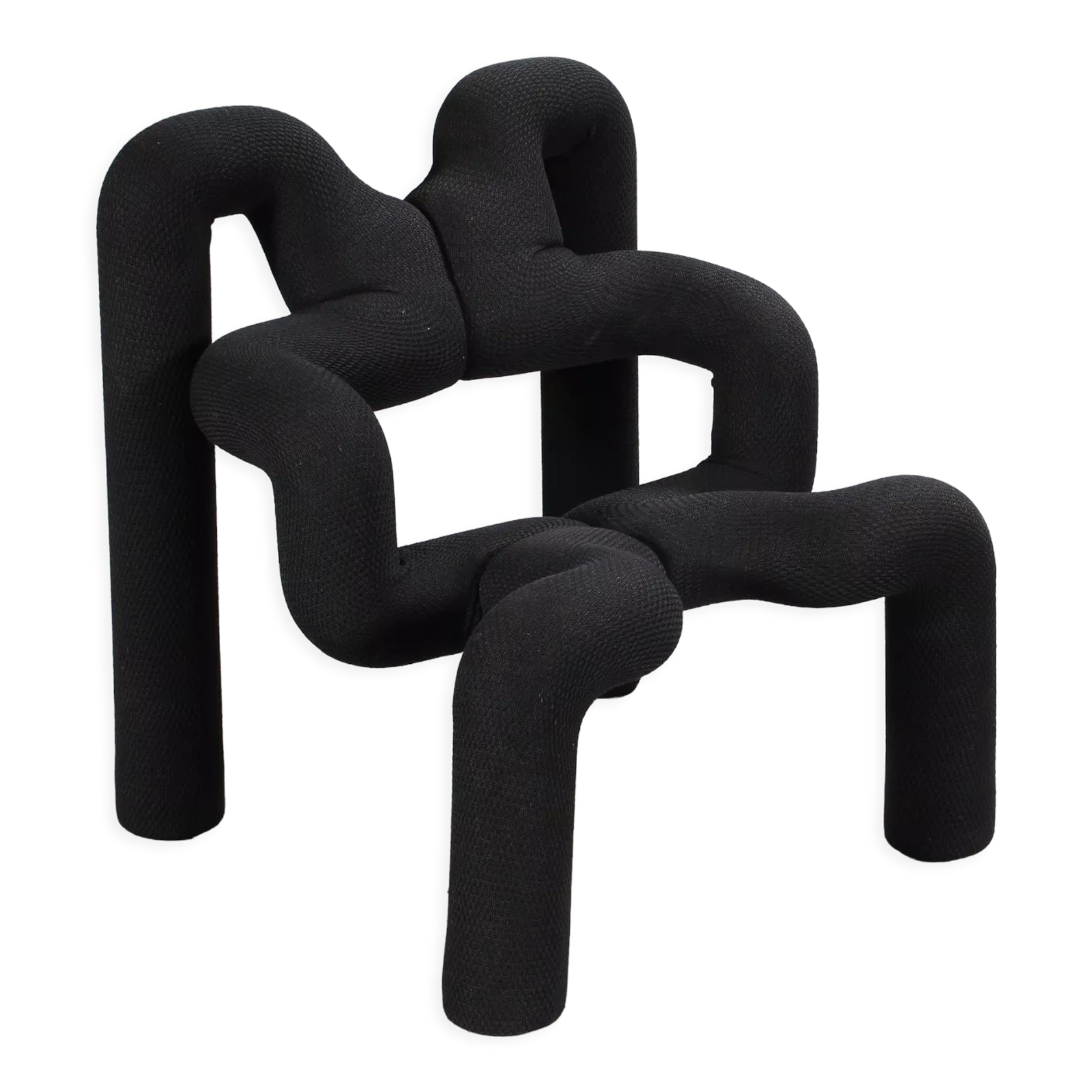 Armchair model 'Extreme', black Terje Ekstrom.