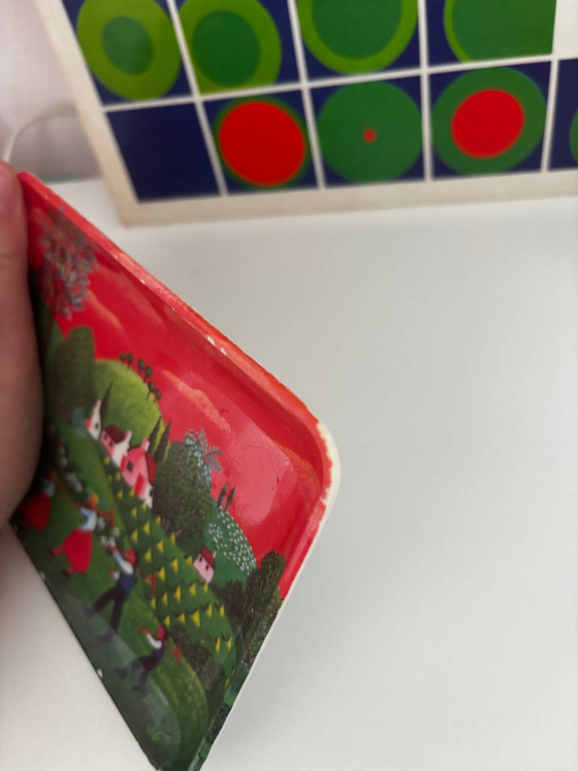 Vintage melamine pocket emptier Mebel Lorenzo Prato
