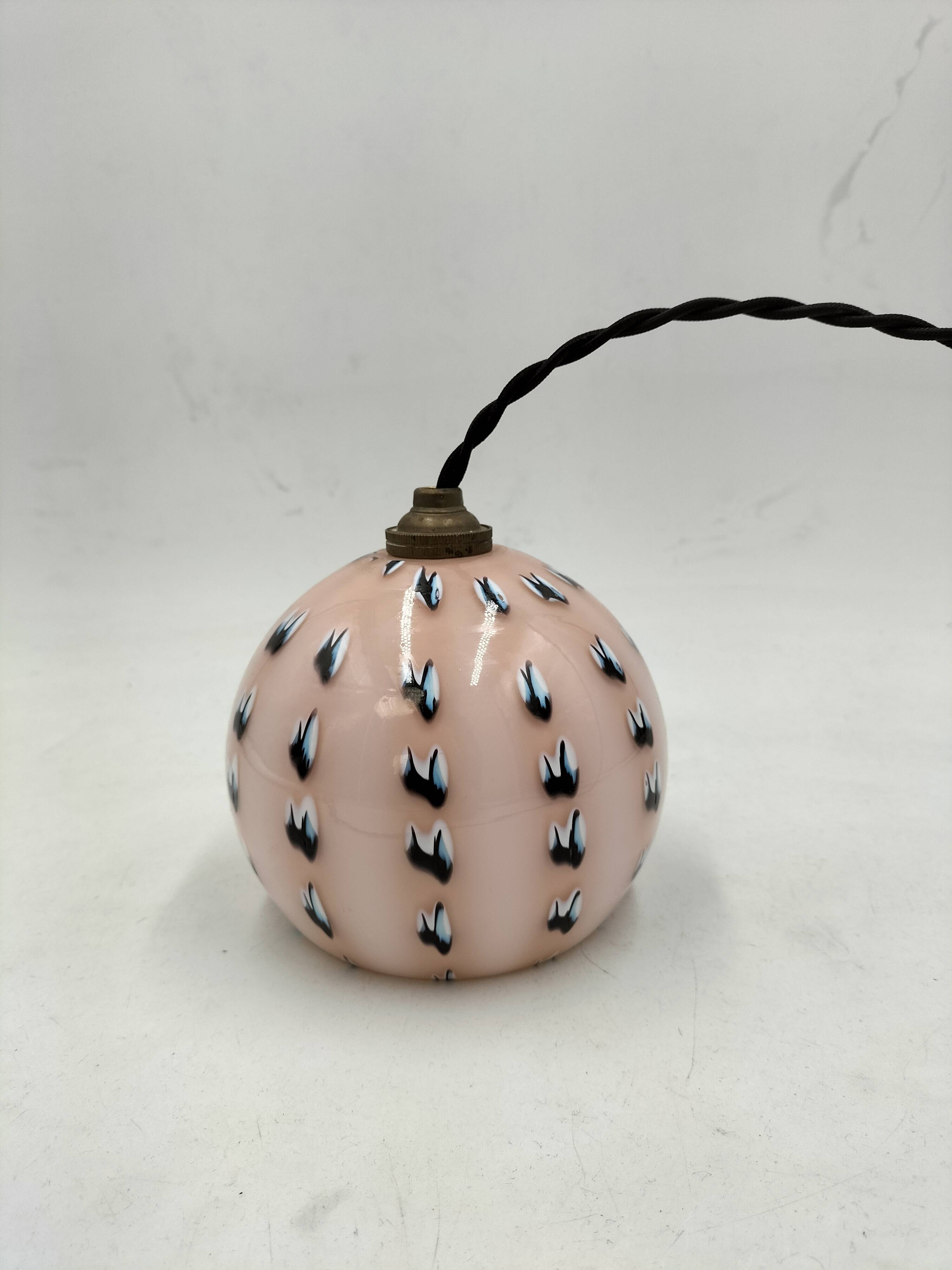 Opaline pendant light